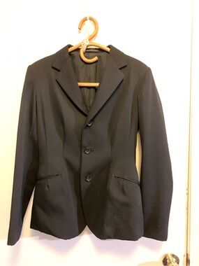 Yohji Yamamoto Black Wool Women’s Three-Button Sport Coat